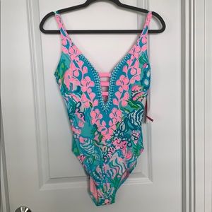 Lilly Pulitzer | Jaspen Aqua La Vista Swimsuit